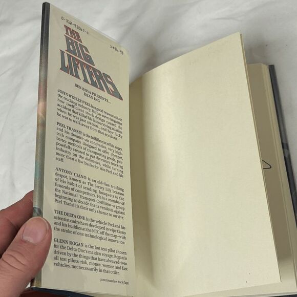 The Big Lifters Dean Ing 1st Edition 1st Printing Sci-Fi Ship Building Fun Read - Picture 4 of 7